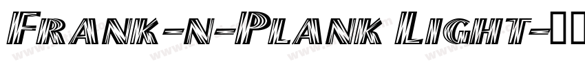 Frank-n-Plank Light字体转换